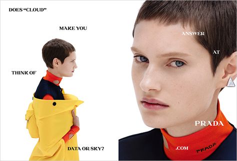 Juergen Teller, Prada Spring, New Hairstyle, Miuccia Prada, Raf Simons, Fashion Advertising, Traditional Fashion, 인물 사진, New Face