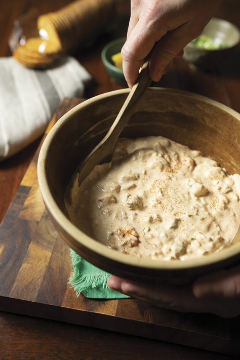 Smoked Catfish Dip, Smoked Catfish, Barbecue Chips, Pecan Sauce, Catfish Recipes, Sweet Bourbon, Peanut Dipping Sauces, Fried Catfish, Red Onion Relish