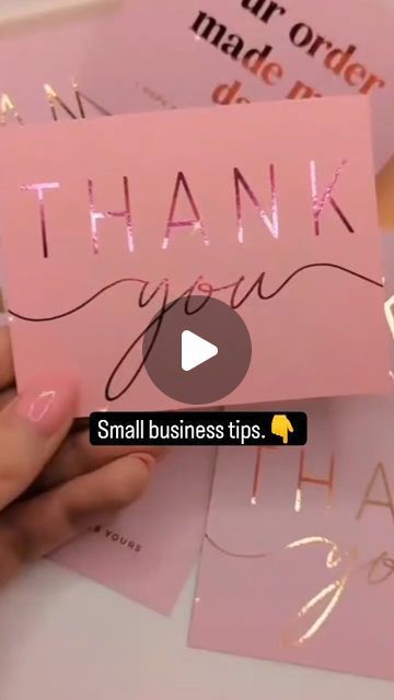 Jannatul Ferdous Rup on Instagram: "If you have a small business,  try to add thank you card. It may impact your business.
Here are some additional ways that sending thank you cards in business can impact:

1. Building Rapport: Thank you cards help build rapport and foster positive relationships with clients, customers, partners, and employees.

2. Enhancing Brand Image: They contribute to your brand image by portraying your business as courteous, appreciative, and attentive to detail.

3. Encouraging Repeat Business: A sincere thank you can encourage repeat business and increase customer retention rates.

4. Generating Referrals: Happy clients who receive thank you cards are more likely to refer your business to others, leading to potential new opportunities.

5. Boosting Employee Morale: Small Business Thank You Card Ideas, Thank You Card For Small Business, Small Business Thank You Cards, Building Rapport, Employee Morale, Job Satisfaction, Happy Clients, Business Thank You Cards, Customer Retention