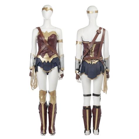 Prince Cosplay, Wonder Woman Halloween Costume, Blue Leather Skirt, Supergirl Costume, Dc Comic Costumes, Justice League Wonder Woman, Batman Costume, Wonder Woman Cosplay, Woman Costume