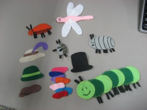 Eric Carle Art, Library Storytime, Baby Storytime, Flannel Stories, James And Giant Peach, Insects Preschool, Bugs Preschool, Felt Story, Pete The Cats