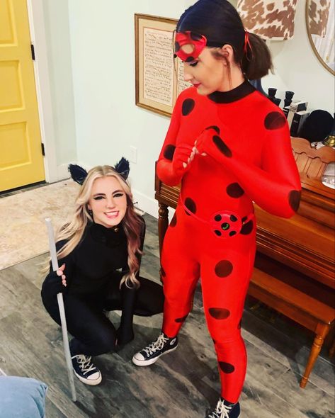 Diy costumes teen girl Miraculous Ladybug And Cat Noir, Ladybug And Cat Noir, Cat Noir, Diy Costumes, Miraculous Ladybug