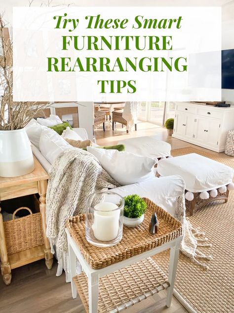 Rearrange Bedroom, Rearrange Room, House Needs, Rearranging Furniture, Living Room Furniture Arrangement, Affordable Decor, Smart Furniture, Diy Decor Crafts, Living Room Makeover