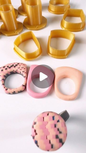 Rituparna Ghosh ❤️ Goyna Studio on Instagram: "The all time best seller… The Original Ring Making Set‼️  Want to give ring making a try?  This set includes everything you need 💕" Polymer Clay Rings, Fimo Ring, Diy Clay Rings, Clay Ring, Polymer Clay Ring, Clay Rings, Clay Pendants, Schmuck Diy, Ring Making