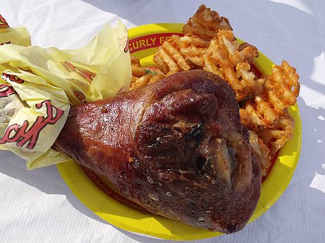 Giant Turkey Leg at the OC Fair Orange County Fair, Oc Fair, Turkey Leg, Carnival Food, Fair Food, Turkey Legs, Fair Food Recipes, County Fair, The Oc