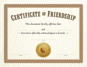 Certificate of Friendship Best Friend Award Certificate Aesthetic, Funny Certificates Awards For Friends, Best Friend Application, Funny Certificates, Friend Application, Best Friend Test, Funny Awards, Japan Crafts, Awards Certificates Template