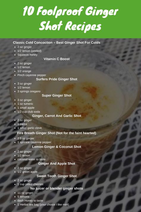 Ginger Shots Recipe With Juicer, Benefits Of Tumeric Shots, Immunity Shots Without A Juicer, Ginger Shot Benefits Health, Healthy Ginger Shots, Mucus Clearing Ginger Shots, Gut Healthy Shots, Ginger Shots Juicer, Probiotic Shots Recipe