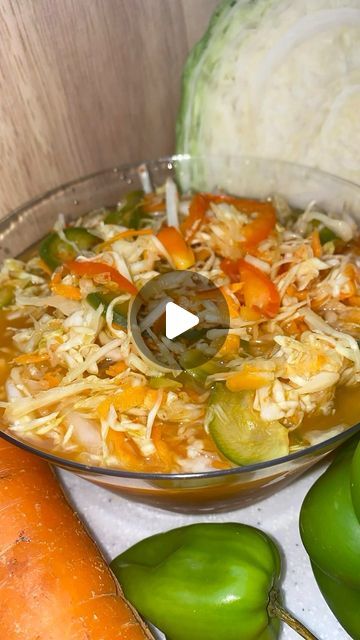 Naika’s Kitchen on Instagram Haitian Pikliz Recipe, Haitian Thanksgiving Food, Pikliz Recipe Haiti, Haitian Fish Recipe, Haitian Pikliz, Carribean Food, Haitian Food, Haitian Food Recipes, Caribbean Food