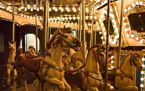 Carousel Horses at Night | Flickr - Photo Sharing! New Orleans With Kids, Vibrant Food, Luna Park, The Greatest Showman, Circus Theme, Carousel Horses, Child Friendly, American Horror Story, Amusement Park