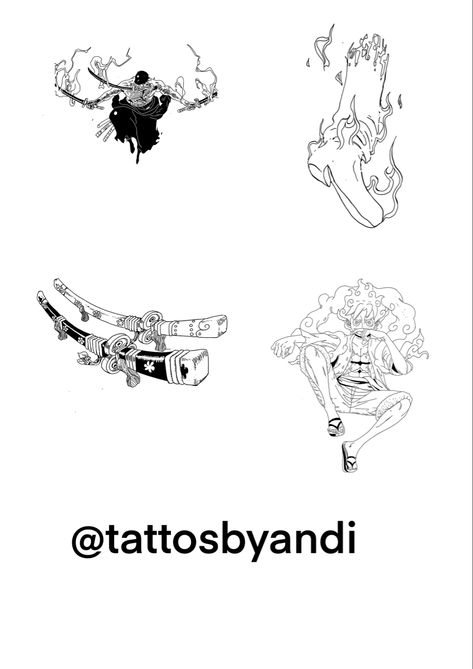 Sanji And Zoro Tattoo, One Piece Zoro Tattoo Design, One Piece Mini Tattoo, Zoro Luffy Tattoo, One Piece Small Tattoo Ideas, One Piece Sanji Tattoo, One Piece Tattoo Ideas Minimalist, Sanji Tattoo Ideas, Luffy One Piece Tattoo Design