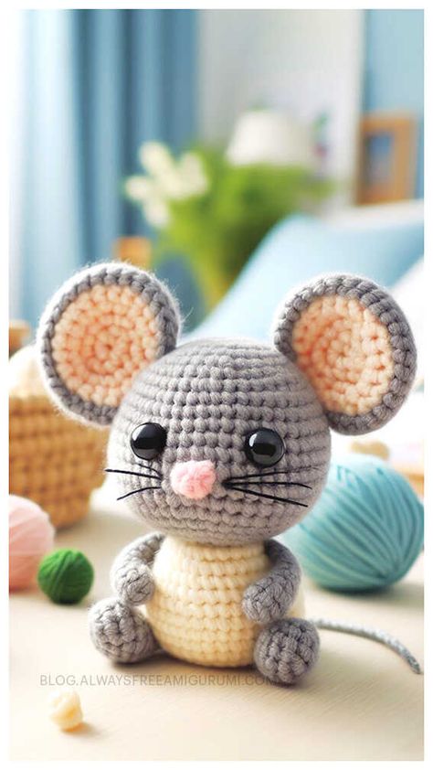 Mouse Free Crochet Pattern, Crochet Mouse Free Pattern, Mouse Crochet Pattern Free, Crocheted Mouse Free Pattern, Crochet Mouse Free Pattern Amigurumi, Tiny Crochet Mouse Free Pattern, Crocheted Mouse, Mouse Crochet Amigurumi, Amigurumi Crochet Free Pattern