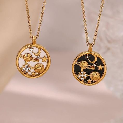 🌌✨ Embrace the cosmos with our Universe Pendant Necklace! Each pendant captures the beauty of the universe in stunning detail, sparkling with celestial charm. Perfect for those who love to shine bright and dream big. Grab yours now and add a touch of stardust to your style! 🌟💫 🛒https://tarot-treasures.com/products/universe-pendant-necklaces #UniverseNecklace #CelestialJewelry #shop #gift #CosmicCharm #StarryNight #JewelryAddict #FashionStatement #DreamBig #ShineBright #CelestialDesign #Star... Our Universe, Celestial Jewelry, The Cosmos, Steel Necklace, Stainless Steel Necklace, Shine Bright, Stardust, Dream Big, The Universe