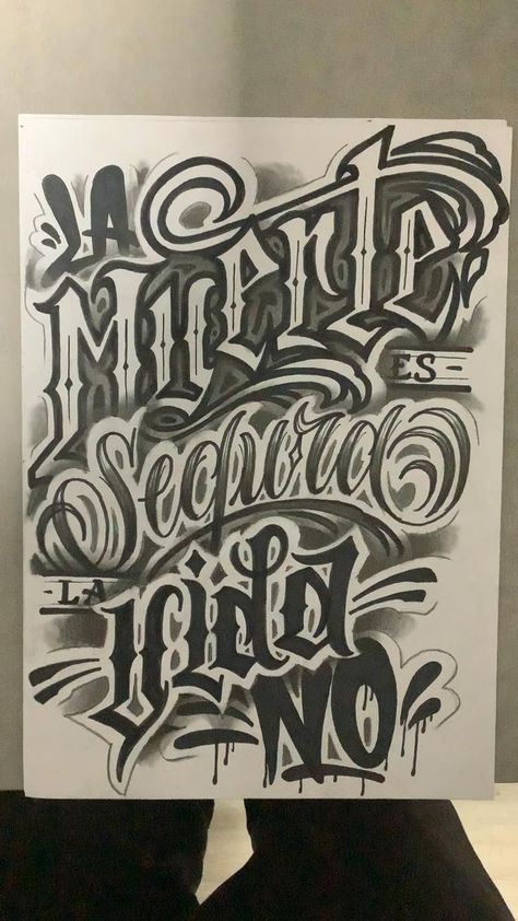 Tattoo Grafite, Tattoo Writing Styles, Cholo Tattoo, Acajutla, Aztec Tattoos Sleeve, Tattoo Lettering Design, Half Sleeve Tattoos Drawings, Lettering Styles Alphabet, Chicano Lettering