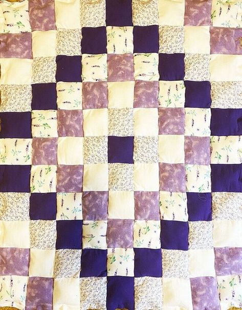 Make this Easy Rag Puff Quilt in a weekend! You create the puffs as you sew making it oh so easy! I made a Puff Quilt for my oldest daughter over 30 years ago and loved how it turned out. She still has it and used it for both of her daughters!I thought it was time to make another one and update it a bit…so, I came up with this Easy Rag Puff Quilt version! I love how both of them turned out…they are so fun! The pink one has 247 puffs and the purple one has 99 puffs…both filled with… Easy Ribbon Crafts, Puff Quilts, Tshirt Quilt Pattern, Spring Wall Decor, Puff Quilt, Oldest Daughter, Diy Spring Wreath, Ribbon Crafts Diy, Small Wreaths