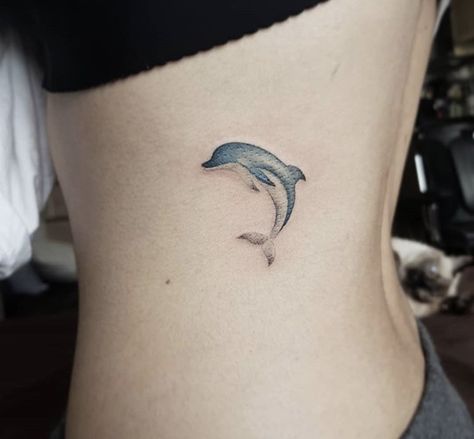 Tattoo Profile, Tattoo Waves, Dolphin Tattoos, Dolphin Tattoo, Dolphins Tattoo, Wrist Tattoos For Women, Short Square Acrylic Nails, Waves Tattoo, Square Acrylic Nails