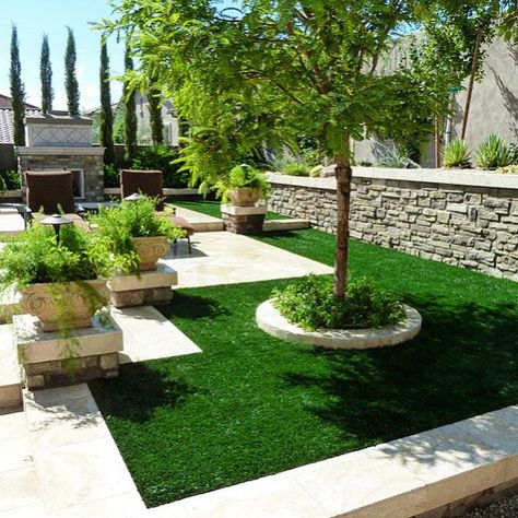 Turf Paver, Arizona Backyard, Landscaping Around Trees, Pavers Backyard, Paver Walkway, Synthetic Turf, Grasses Garden, Landscaping Supplies, Patio Makeover