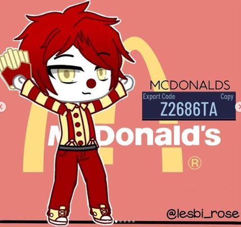 Mcdonalds Outfit, Gacha Outfits, Lgbt Art, Anime Base, Food Places, Cosplay Outfits, Gacha Club, Club Outfits, Anime Outfits