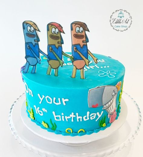 Spongebob Party Decorations, 16th Birthday Cake, Strawberry Layer Cakes, 25th Birthday Cakes, Spongebob Cake, Sweet Sixteen Birthday Party Ideas, Sweet 16 Birthday Cake, Chocolate Cake Recipe Easy, Spongebob Birthday