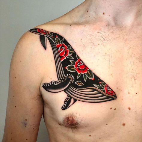 Humpback Whale Tattoo, Tattoo Balm, Old School Ink, Whale Tattoo, Old School Tattoos, Tattoo Culture, Whale Tattoos, Traditional Ink, Traditional Tattoo Art