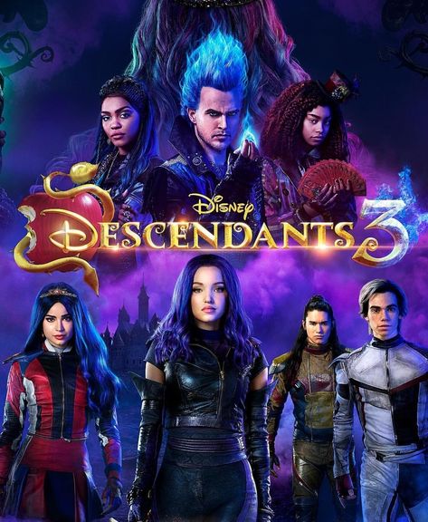 Descendants Party Invitations, Descendants Invitations, Keegan Connor Tracy, Disney Descendants 2, Descendants Wicked World, Disney Descendants Movie, Descendants Party, Disney Descendants 3, Mal And Evie