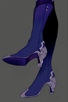 Men In Heels Outfit Anime, Anime Boots Design, Cool Boots Drawing, Fantasy Shoes Boots Drawing, Winged Boots Fantasy Art, Fantasy Shoe Design, Victorian Boots Mens, Boot Design Drawing, Anime Boots Drawing