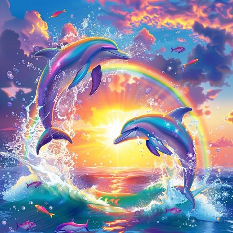 Images Of Dolphins, Part Of Your Symphony Dolphin, Symphony Dolphin Wallpaper, I Just Wanna Be Part Of Your Symphony Dolphin Trend, Dolphins And Rainbows, Dauphin Aesthetic, I Just Wanna Be Part Of Your Symphony Dolphins, Symphony Dolphin Trend, Dolphin Wallpaper Aesthetic