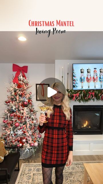 Cherish Larsen - Seasonal/Holiday Favorites! on Instagram: "Here is my  living room decor, and how I did my mantel this year for Christmas 🎄🎀

I love how it turned out! So cozy, and festive just like I wanted! I have 4 Amazon pre lit garlands on my mantel for just the right fullness! Also added some Anthropologie accessories (which are 30% off in the LTK app)! 

Have you started or finished your holiday decorating yet? I am hosting this year for Thanksgiving, and LOVE my place to look festive! Thanksgiving isn’t about the turkey (that’s a plus) or the decorations!! It’s about family.. might as well make it cozy in here!!! 

Comment SHOP below to receive a DM with the link to shop this post on my LTK!

https://liketk.it/4XVoM" Cherish Larsen, Pre Lit Garland, Anthropologie Accessories, Christmas Decorating Ideas, My Living Room, About Family, My Place, Holiday Decorating, Christmas Decorating