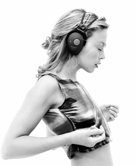 Destroy by Rankin | Dazed Dancing With Headphones, Woman Dj, Singer Studio, John Rankin, Kylie Minouge, Kyle Minogue, Cammy White, Icon Photos, Dazed Confused