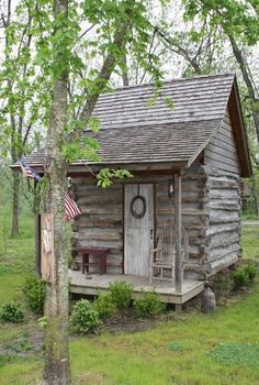 Cabin Garden Shed Kalona Iowa, Iowa Garden, Old Log Cabin, Shed Floor Plans, Diy Storage Shed Plans, Old Cabins, Planning Life, Wood Shed Plans, Diy Storage Shed