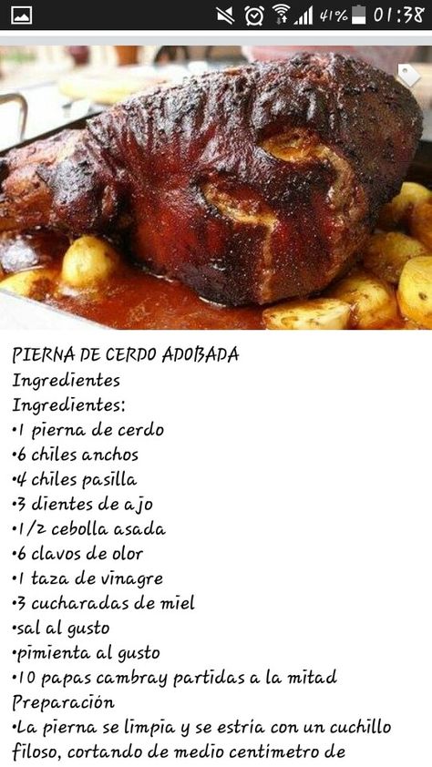 Pork Meals, Mexican Salsa Recipes, Boricua Recipes, Pork Loin Recipes, Peruvian Recipes, Baked Ham, Mexican Food Recipes Easy, Cheesecake Bites, Beef Recipes Easy