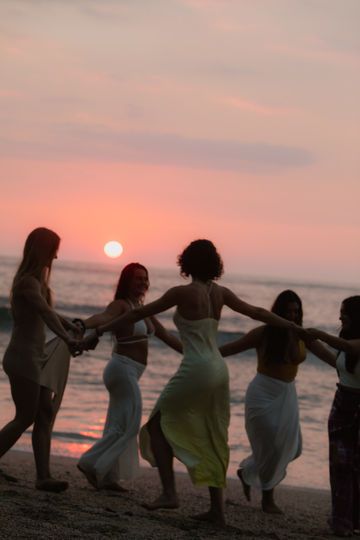 Photo from The Goddess Collective Retreat | Costa Rica '22 collection by Cynthia B. Parker Woman Retreat, Goddess Retreat, Women Holding Hands, Retreat Photography, Costa Rica Retreat, Wild Feminine, Girls Holding Hands, Womens Retreat, Important Things In Life