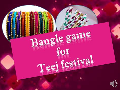 Teej Festival Look, 1 Min Games, One Minute Party Games, Ladies Kitty Party Games, Tambola Game, Teej Festival, Games For Ladies, One Minute Games, Festival Games