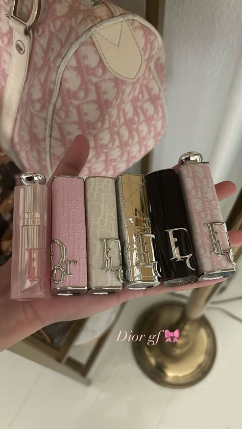 Dior Lipstick Case, Labial Dior, Dior Lip Gloss, Lipgloss Aesthetic, Dior Lipgloss, Koleksi Makeup, Dior Lip, Dior Lipstick, Sephora Skin Care