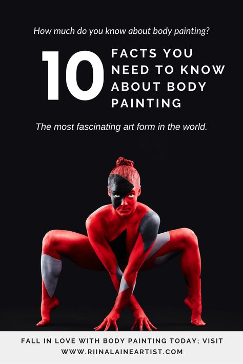 Do you know these 10 facts about body painting? People LOVE body painting and they are naturally drawn to it. Human bodies covered in paint intrigue us and catch our eyes whether we want it or not. 😄 Yet there are many things people don't know about body paint. So here are 10 things I think you should know about this fascinating living art! #bodypainting #bodypaint #bodypaintingfacts Body Painting Festival, Vellus Hair, Painting Halloween, Love Body, Belly Painting, Learn Facts, Healthy Lifestyle Habits, Face Painting Halloween, Living Art