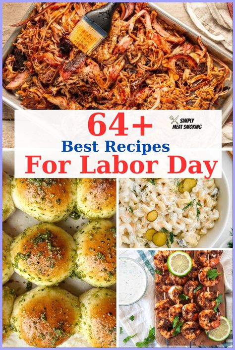 Enjoy a flavorful Labor Day cookout with a selection of easy BBQ recipes. Try Smoked Pork Belly Strips and Cheesy and Crispy Brisket Tacos, and pair with Smoked Garlic Bread and a side of Roasted Brussels Sprouts. These recipes are perfect for a festive Labor Day and will impress your guests. Tap to see the recipe. Cookout Food Ideas, Easy Barbecue Recipes, Smoked Chicken Quarters, Labor Day Cookout, Labor Day Recipes, Pork Belly Strips, Smoked Garlic, Pulled Pork Pizza, Smoked Burgers