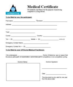 8 Free Sample Medical Certificate Templates Printable Samples Pertaining To Fake Medical Certificate Template Download Fake Medical Certificate, Medical Certificate Template, Leave Template, Medical Certificate, Blank Certificate Template, Prescription Pad, Doctors Note Template, Certificate Format, Blank Certificate