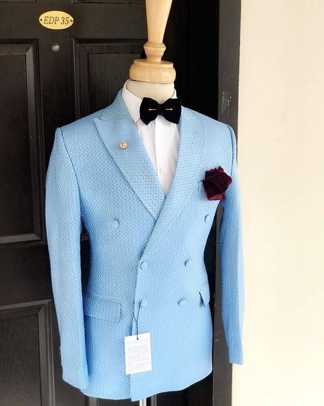 Ocean Blue Suit Men, Blue Suit For Men, Social Outfits, Marriage Dress For Men, Africa Attire, Mens Suit Colors, Triple Alliance, Suit For Men Wedding, Throwing Tantrums