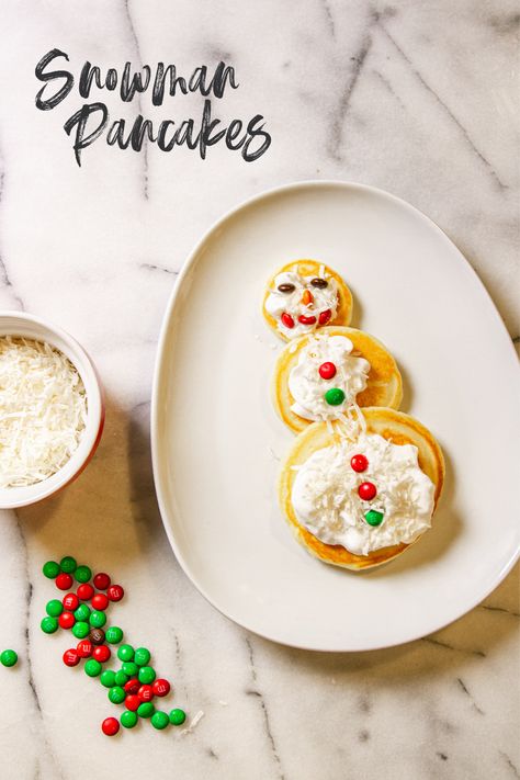 Snowman Pancakes, Pancakes Kids, How To Make Snowman, Seasoned Oyster Crackers, Make Snowman, Wisconsin Food, Pancake Calories, Fluffy Waffles, Seasoned Veggies