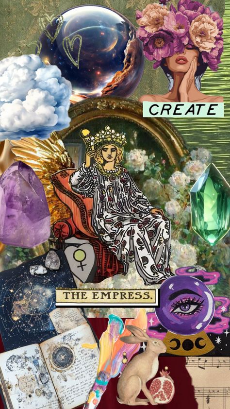 The Empress Tarot Card #wallpaper #tarot #theempress #theempresstarot Tarot Card Wallpaper, Empress Card, The Empress Tarot, Card Wallpaper, Empress Tarot Card, Empress Tarot, Spiritual Wallpaper, The Empress, Geek Out