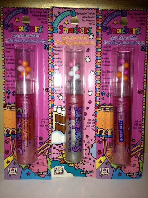 Lip Smackers Sponge On Layered Cake lip gloss......totally forgot about these! Bonne Bell, Nostalgic Beauty, 00s Nostalgia, Childhood Memories 90s, Love The 90s, Lip Balm Collection, Childhood Memories 2000, 90s Memories, Kids Memories