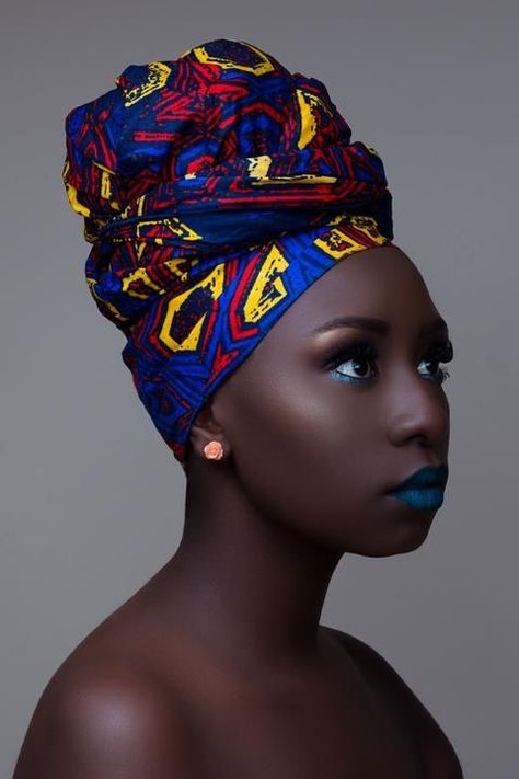 Women Side Profile, Colour Fest, African Hair Wrap, African Turban, Hair Tuck, Head Wraps For Women, African Designers, Head Wrap Styles, Headband Men