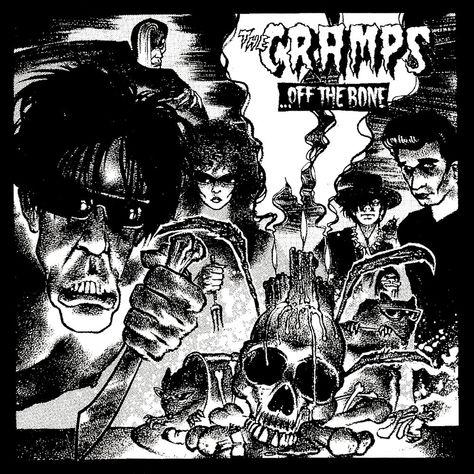 The Cramps Off The Bone, The Cramps Album Covers, The Cramps Wallpaper, Sarah Character, The Cramps Poster, The Cramps, Goth Wallpaper, Battle Jacket, Great Albums