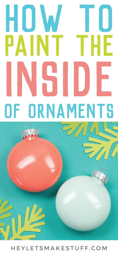 Want to paint the inside of an ornament? Here are the basic steps and tips and tricks to help ease your frustration and mess! Perfect for custom Christmas ornaments for sale or gifts. Glass Ornaments Diy, Vinyl Ornaments, Clear Plastic Ornaments, Clear Christmas Ornaments, Neli Quilling, Clear Ornaments, Painted Christmas Ornaments, Glitter Ornaments, Custom Christmas Ornaments