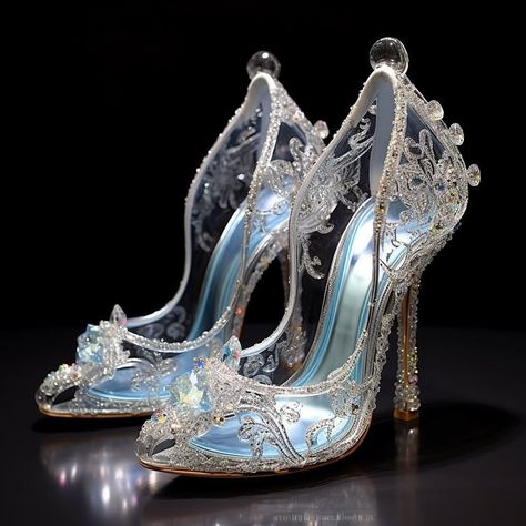 Quinceañera Shoes, Cinderella Wedding Shoes, Mermaid Heels, Quinceanera Shoes, Fantasy Shoes, Cinderella Heels, Princess Heels, Carol Dress, Old Fashion Christmas Tree