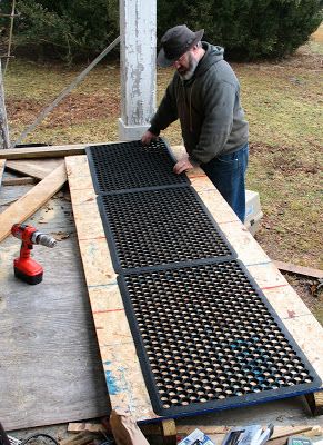 Losing Our Shirts, Keeping The Farm: Building a Livestock Loading Ramp Truck Ramps, Farm Hacks, Farm Building, Livestock Trailers, Trailer Ramps, Pot Belly Pigs, Pet Ramp, Loading Ramps, Farm Ideas