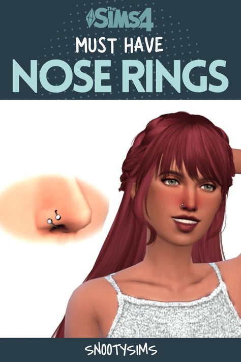 Sims 4 Face Piercings Cc Maxis Match, Sims 4 Nail Cc Maxis Match, Sims 4 Cc Nose Ring Stud, The Sims 4 Cc Nose Ring, Ts4 Nose Piercing, Sims4 Nose Piercing, Sims Nose Piercing, Sims 4 Mm Cc Accessories, Sims 4 Septum Piercing Cc