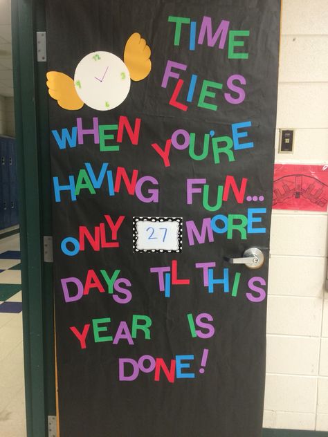 End Of School Year Classroom Door, End Of School Year Door Decorations, End Of School Door Decorations, End Of Year Classroom Door Ideas, Graduation Door Decorations Classroom, Countdown To Summer Classroom Door, End Of The Year Door Decoration, End Of Year Door Decorations Classroom, End Of Year Classroom Door