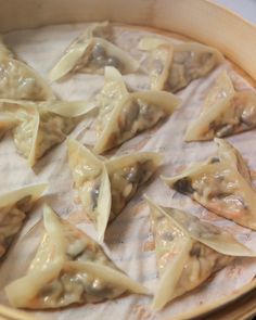 Dim Sum Recipe #7: Shiitake & Napa Cabbage Dumplings Party Food Asian, Ideas For Party Food, Dim Sum Recipe, Cabbage Dumplings, Dim Sum Dumplings, Chinese Desserts, Dim Sum Recipes, Recipe Pork, Cantonese Food