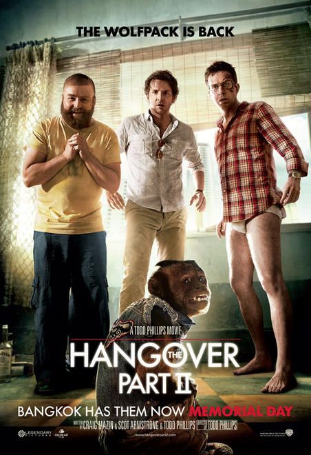 The Hangover Part II Hangover 2, 2011 Movies, The Hangover, Bradley Cooper, Movie Wallpapers, 2 Movie, Comedy Movies, Film Posters, Film Serie