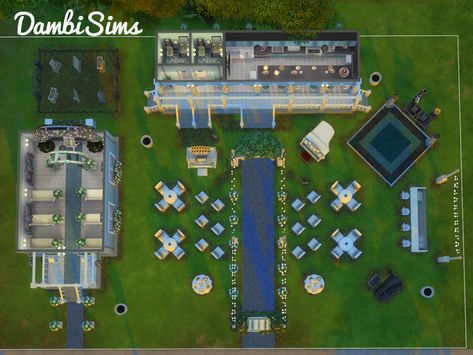 Sims 3 Wedding, Ts4 Builds, Sims 4 Houses Layout, The Sims 4 Lots, Sims Freeplay Houses, Sims Free Play, Sims Builds, Sims 4 Bedroom, Sims 4 House Plans